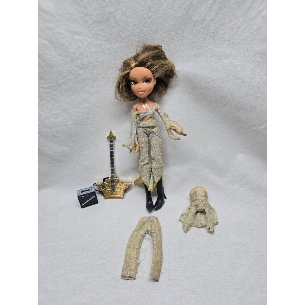MGA Bratz Girlz Really Rock Yasmin- Hair Cut- Needs TLC See Photos And Info